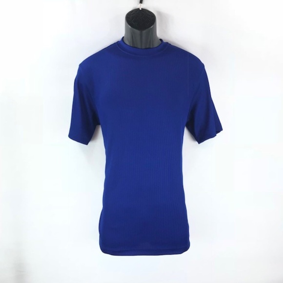 LOG-IN UOMO Dressy T-shirt Midnight Blue for Men Crew Neck Sizes Small - 4XL - Picture 1 of 4